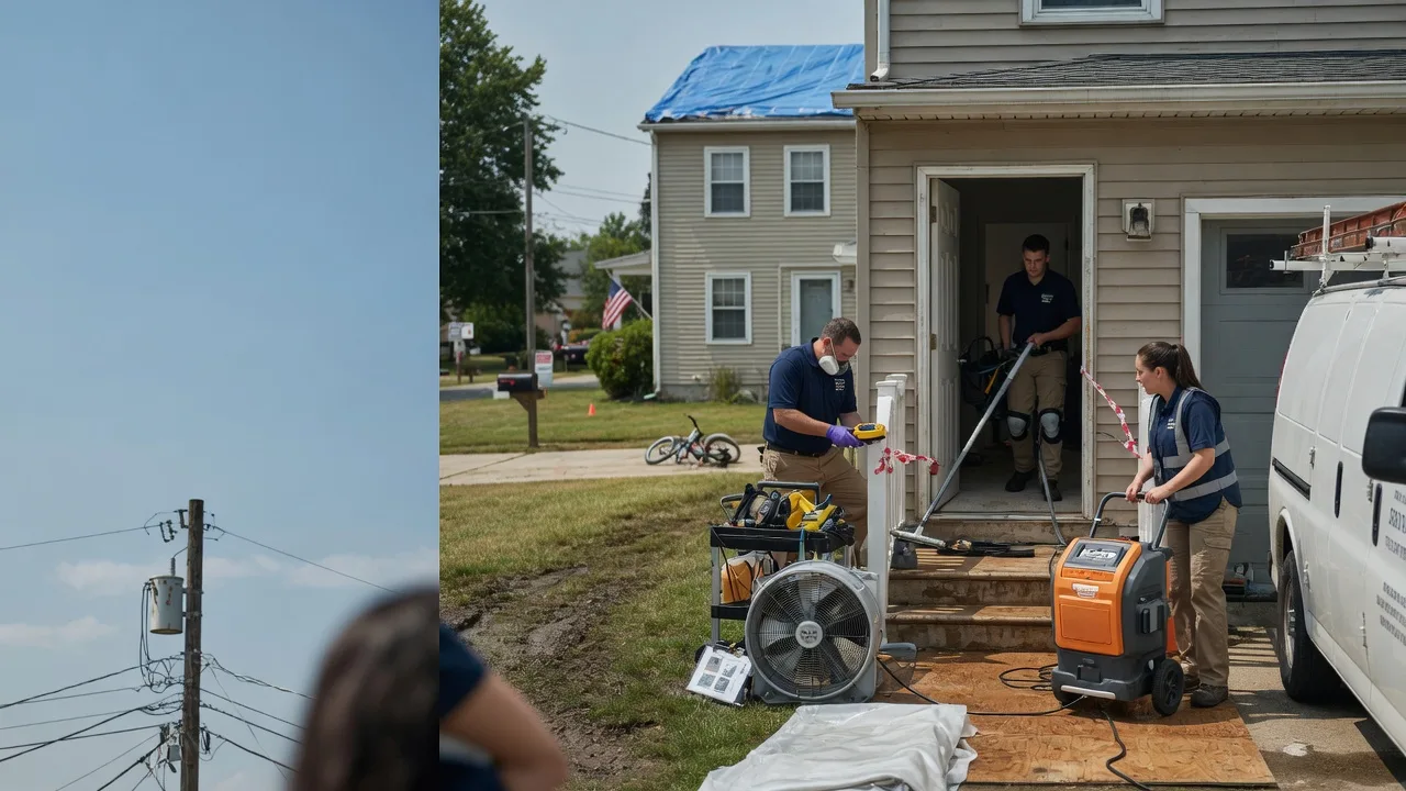 Water Damage Repair in West Newton, IN near me